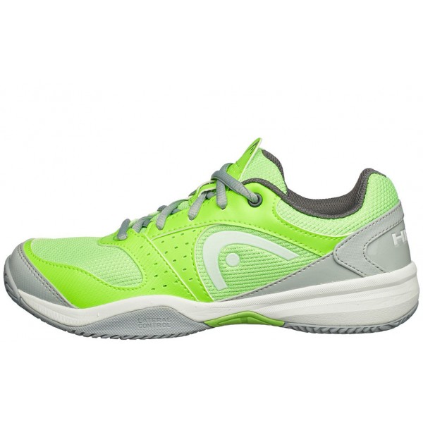 Head Sprint Evo Junior Shoes (Neon Green / Grey)